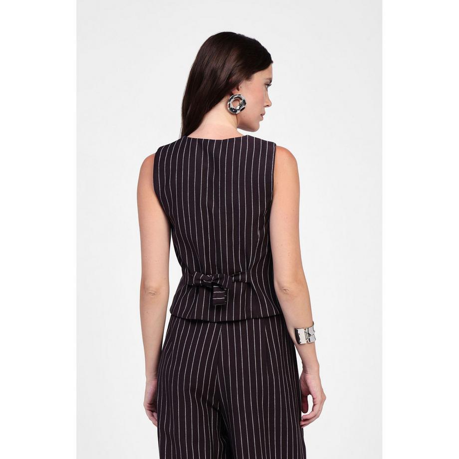 DIXIE Nadelstreifen Gilet  