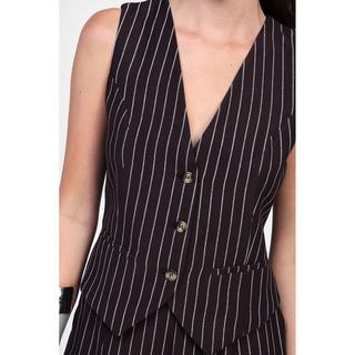 DIXIE Gilet Rayures Fines  