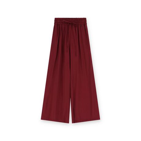 DIXIE Pantalon Large en Tissu avec Cordon de Serrage  