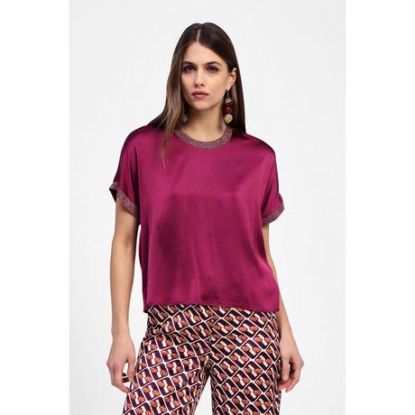 DIXIE Top avec bordure pailletée  