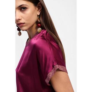 DIXIE Top avec bordure pailletée  