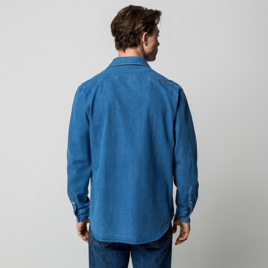 Manor Man Chemise en jean Regular Fit  