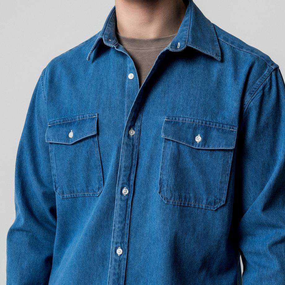 Manor Man Chemise en jean Regular Fit  