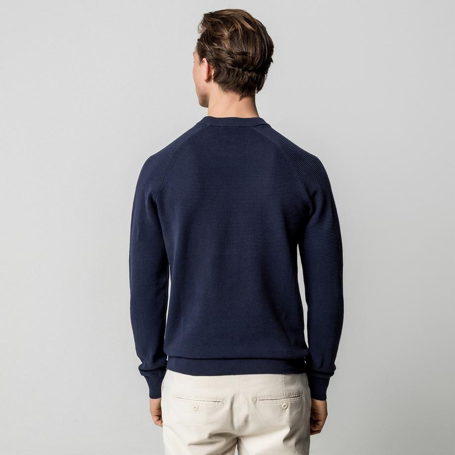 Manor Man Pull en maille texturée  