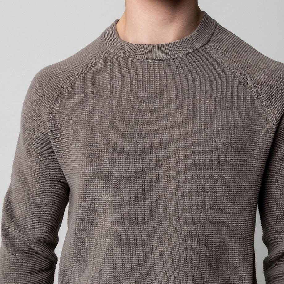 Manor Man Pull en maille texturée  