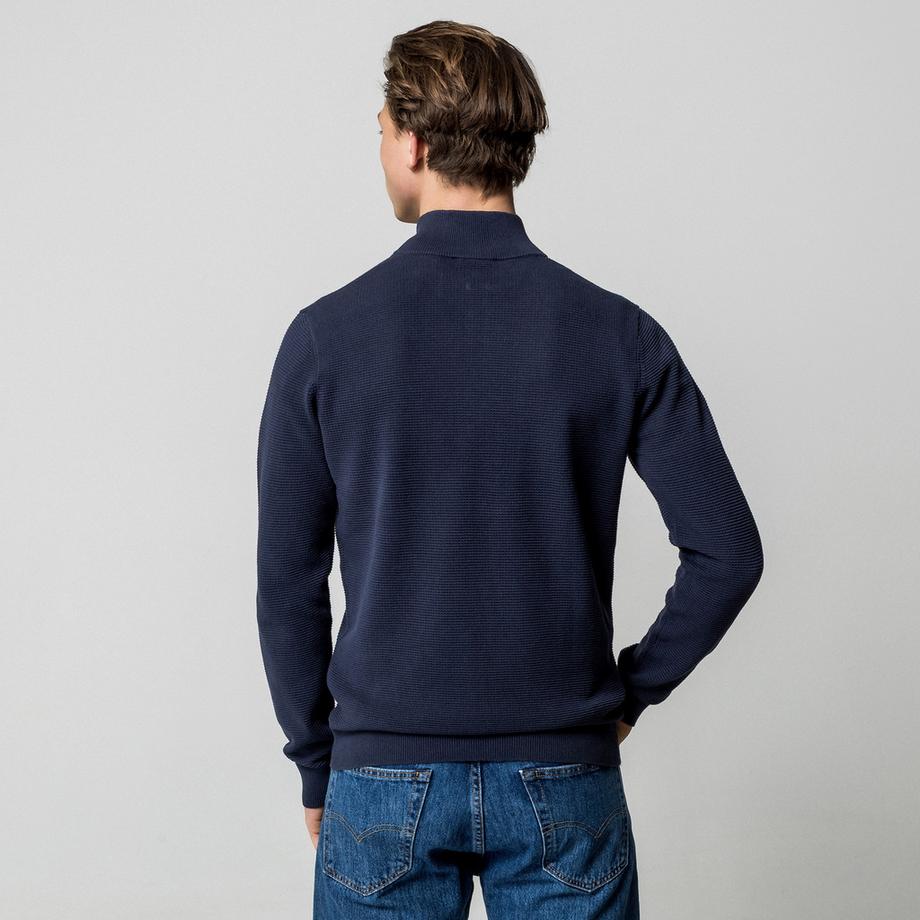 Manor Man Pull zippé col montant  