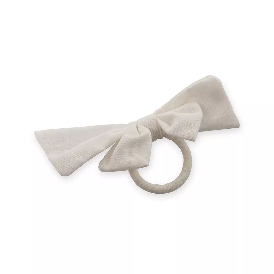 Manor Retro Napkin Ring White Set of 4