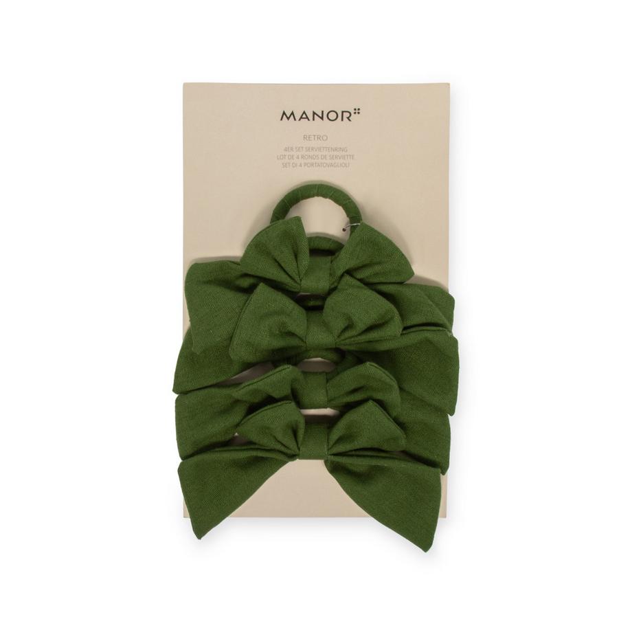 Manor Serviettenring, 4 Stück Retro 