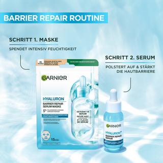 GARNIER  Hyaluron Barrier Repair Serum Maske 