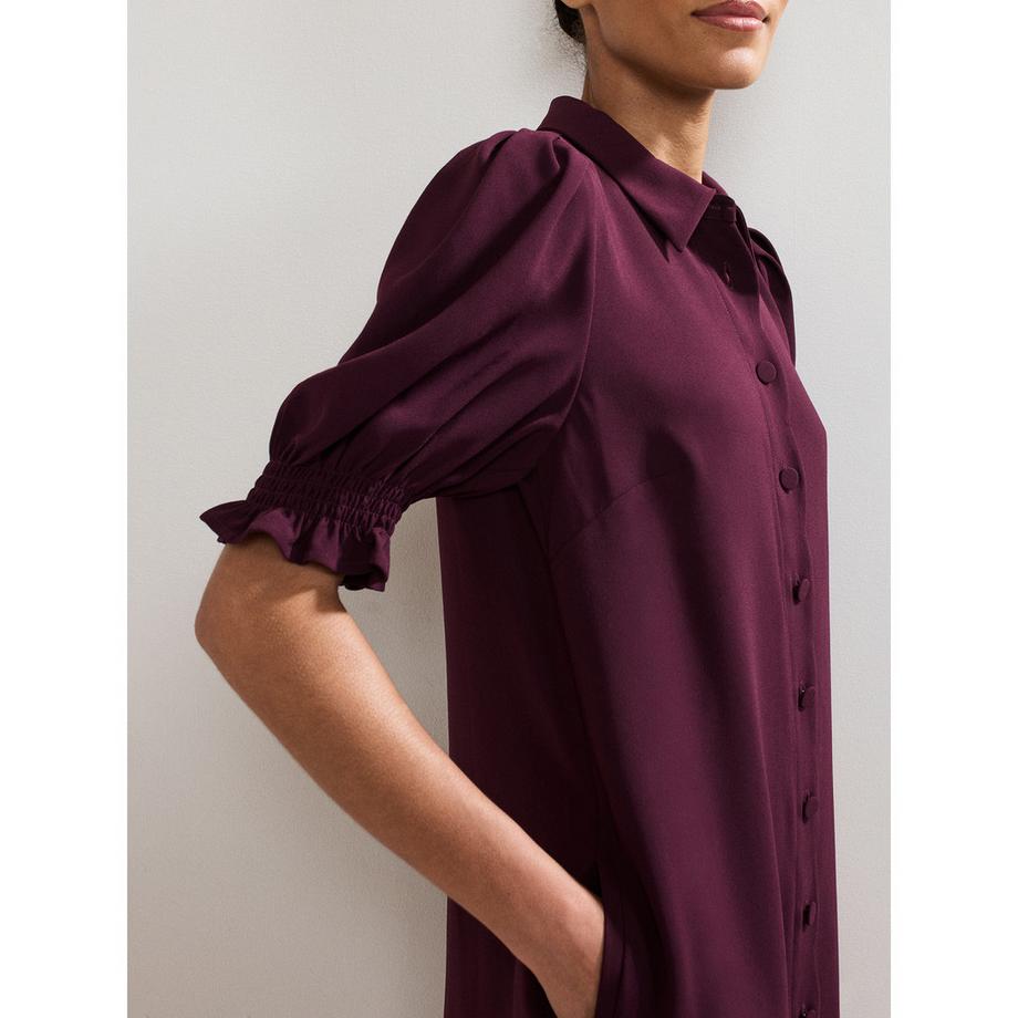 Phase Eight Candice Robe Chemise Manches Bouffantes  