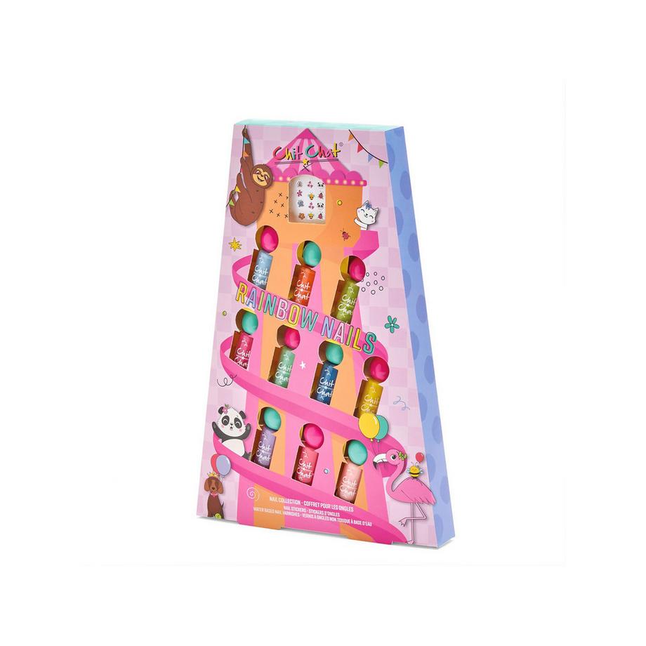 Chit Chat  Rainbow Nails 