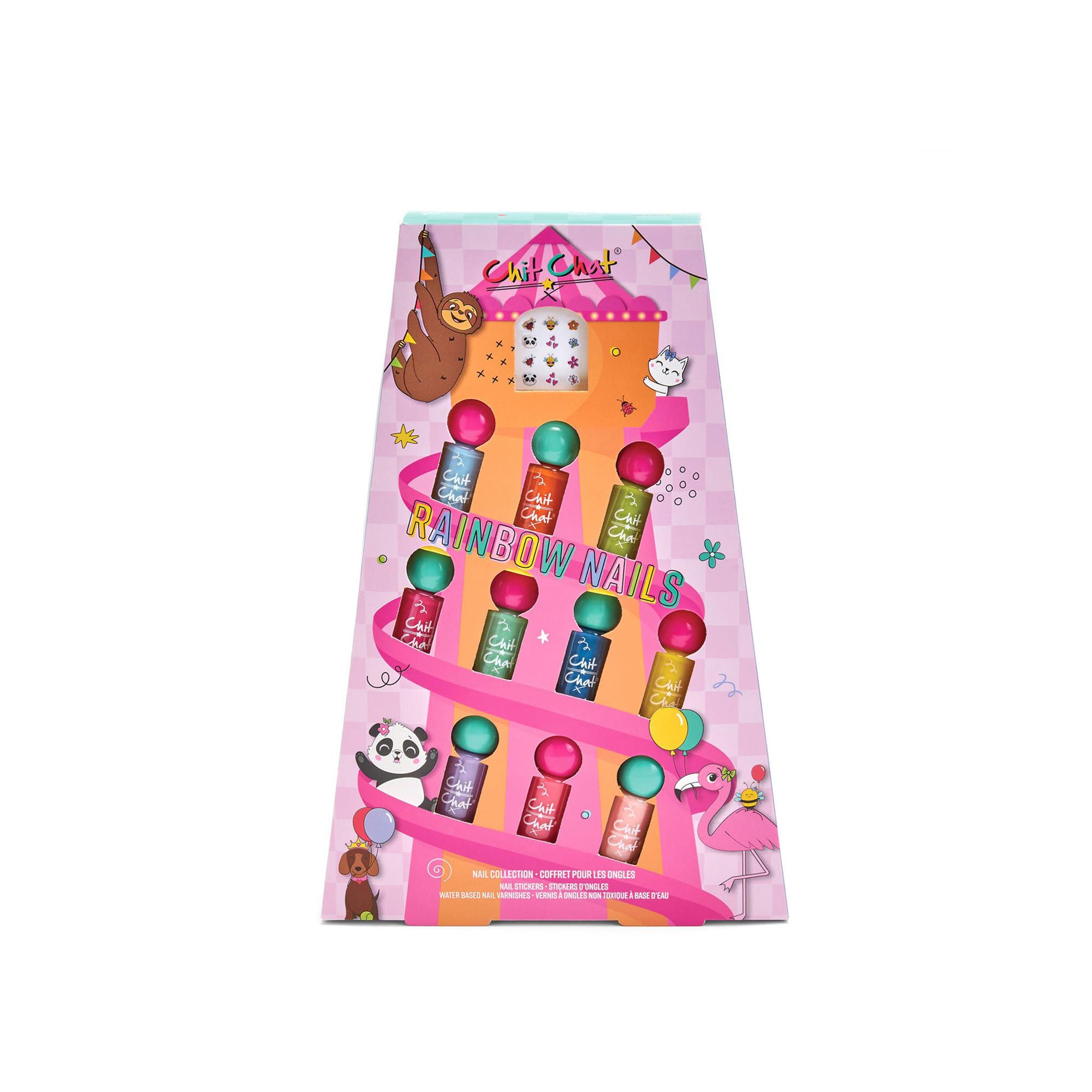 Chit Chat  Rainbow Nails 