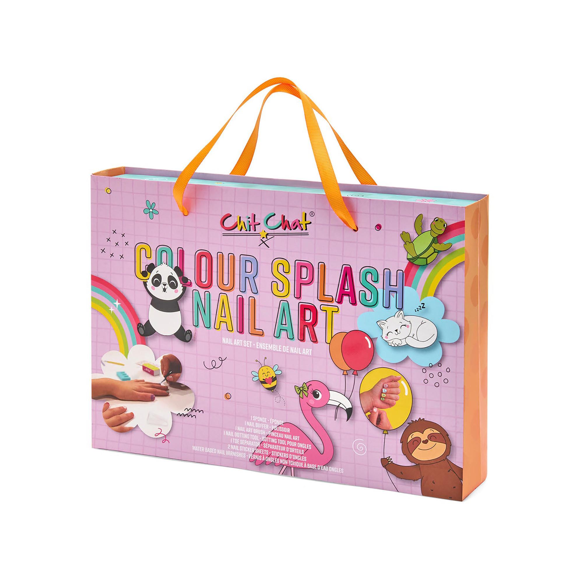 Chit Chat  Colour Splash Nail Art 