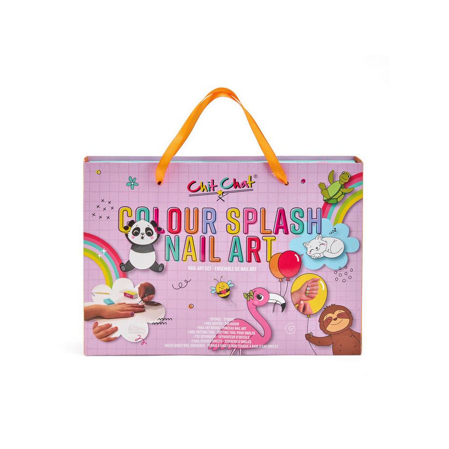 Chit Chat  Colour Splash Nail Art 