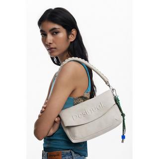 Desigual Borsa a mano con manico arricciato  