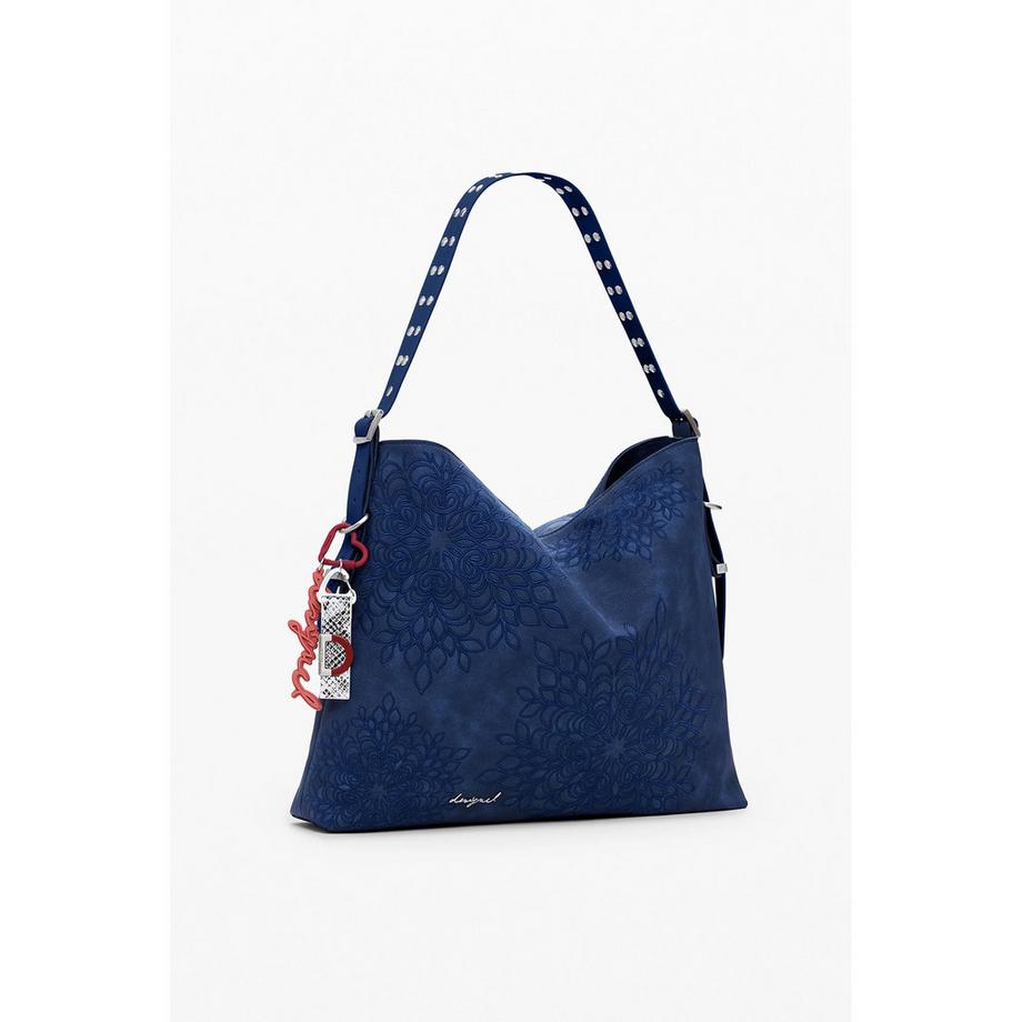 Desigual Borsa a mano con goffratura mandala  