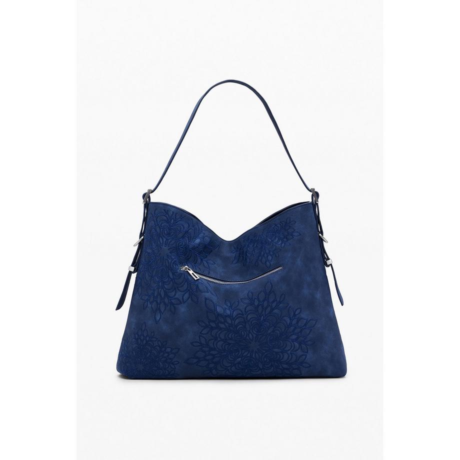 Desigual Borsa a mano con goffratura mandala  