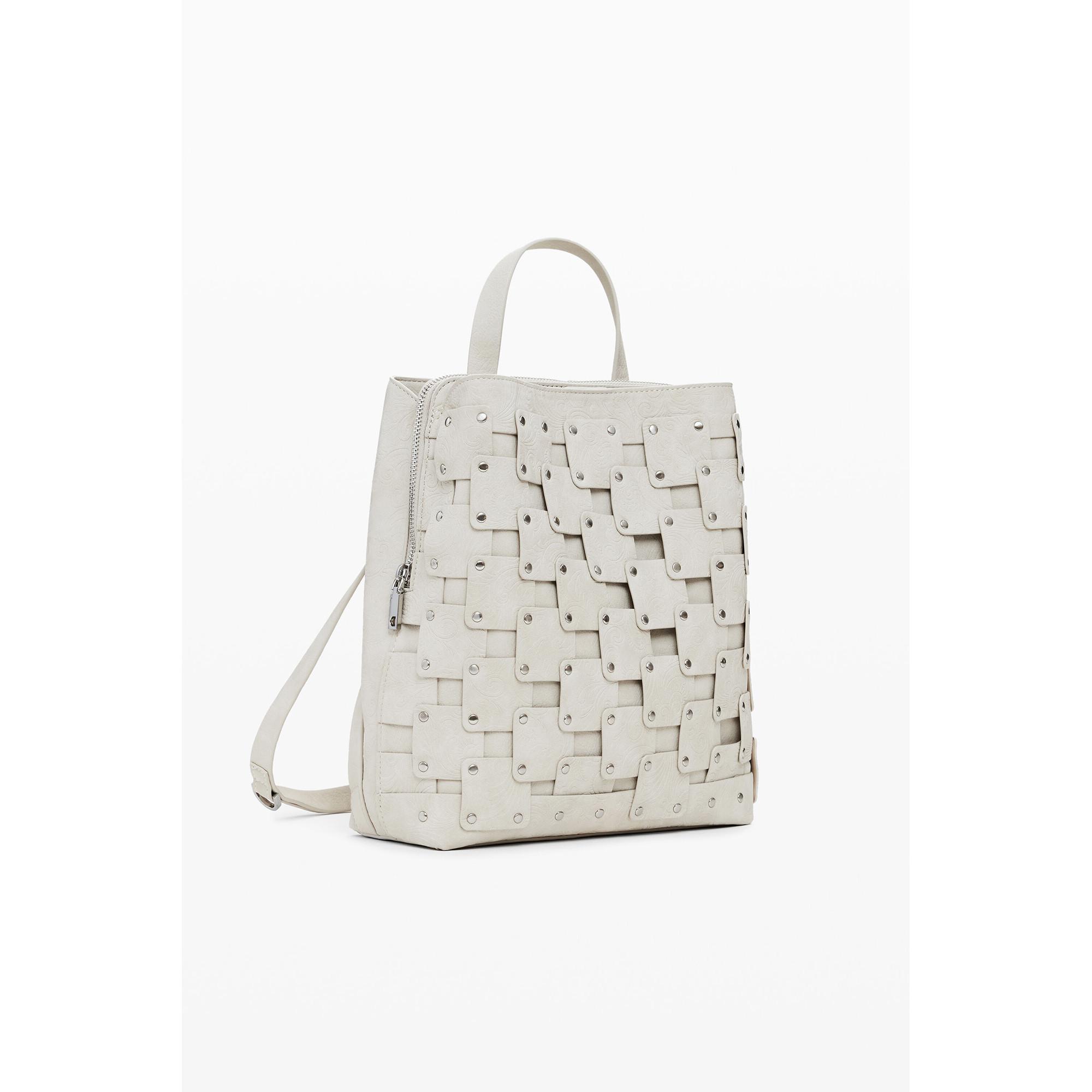 Desigual Sac à dos clouté tressé  