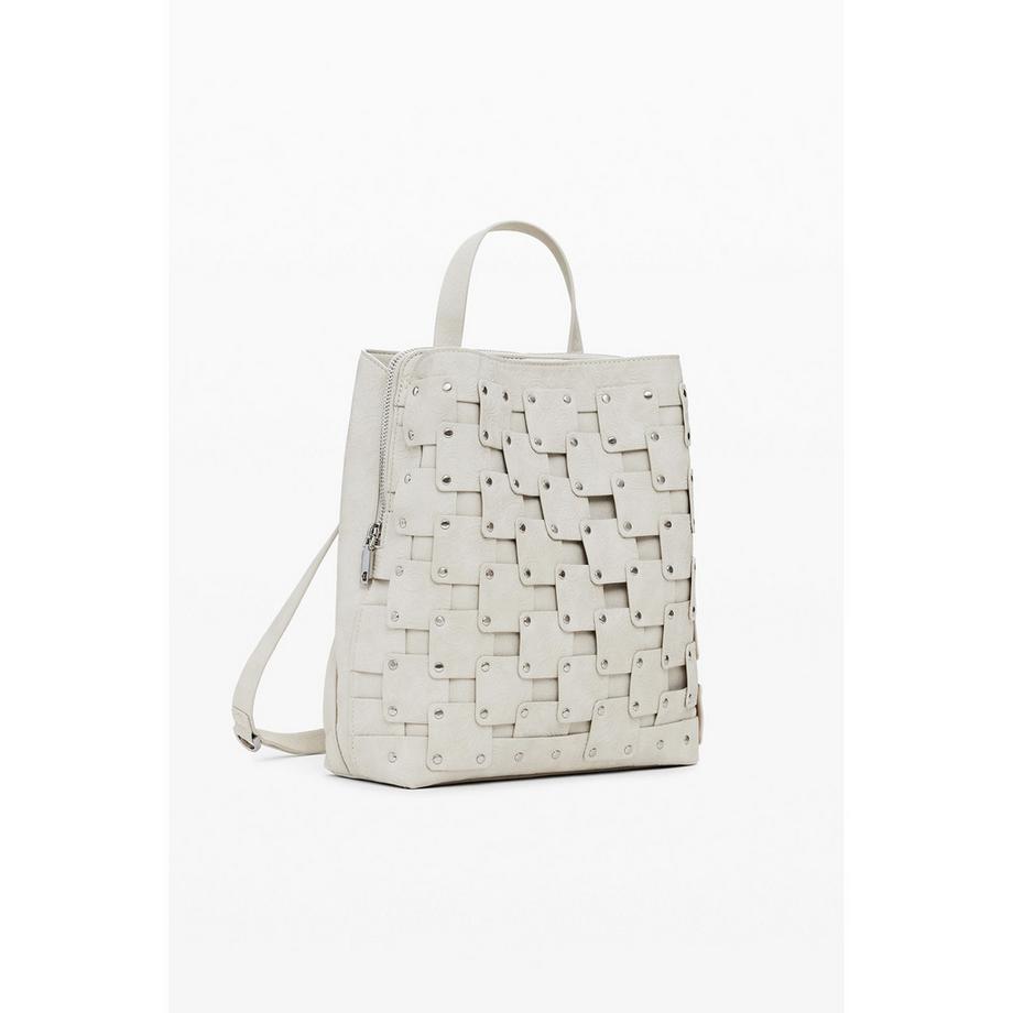 Desigual Sac à dos clouté tressé  