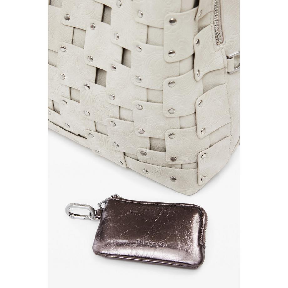 Desigual Sac à dos clouté tressé  