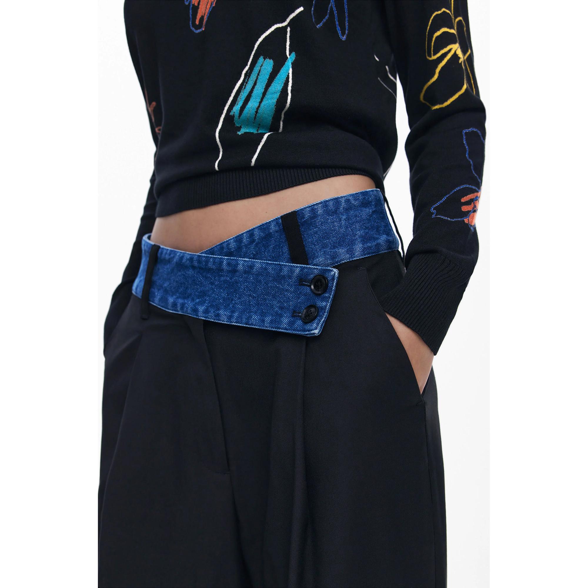 Desigual Hose Denim Bund  