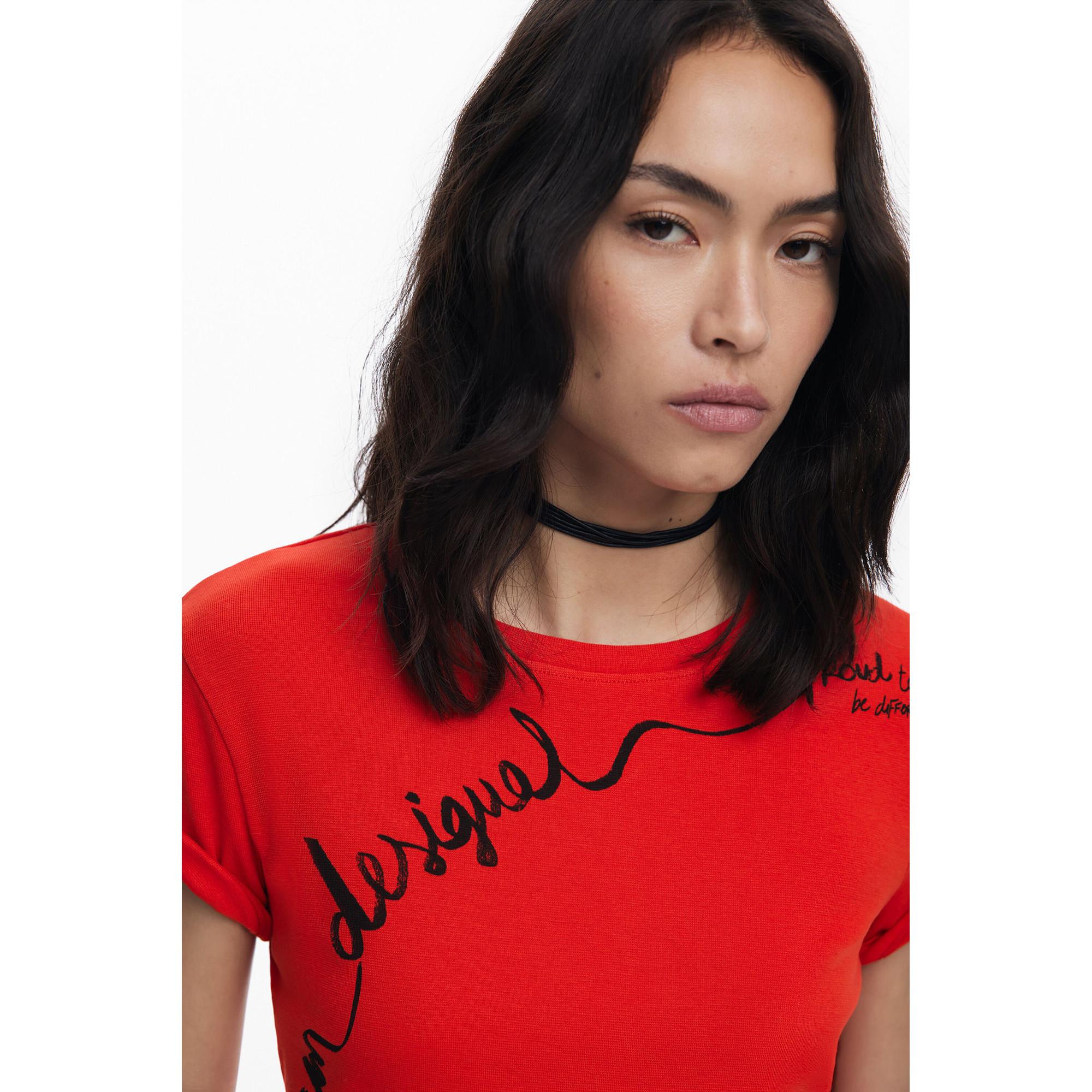 Desigual T-shirt avec logo brodé  