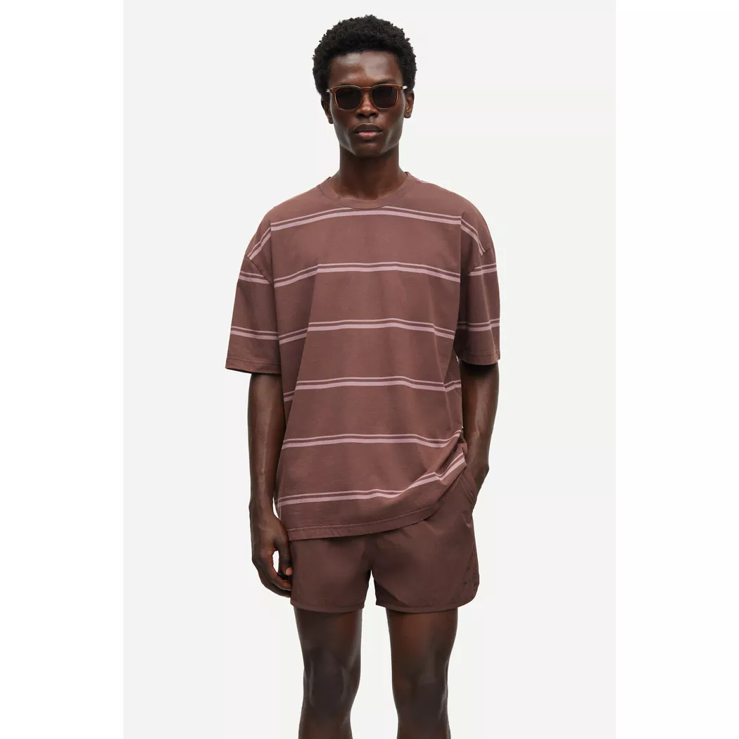 Samsøe Samsøe - T-Shirt, für Herren, Weinrot, Größe XL