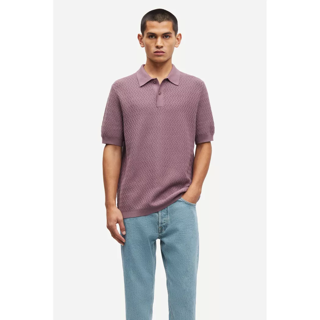 Samsøe Samsøe - Polo Shirt, für Herren, Weinrot, Größe M