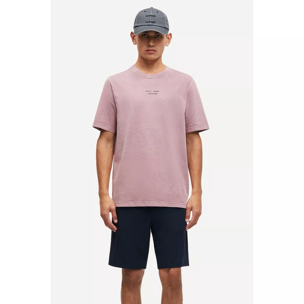 Samsøe Samsøe - T-Shirt, für Herren, Weinrot, Größe S