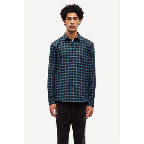 Samsøe Samsøe SALIAM NJ Kariertes Langarmhemd  