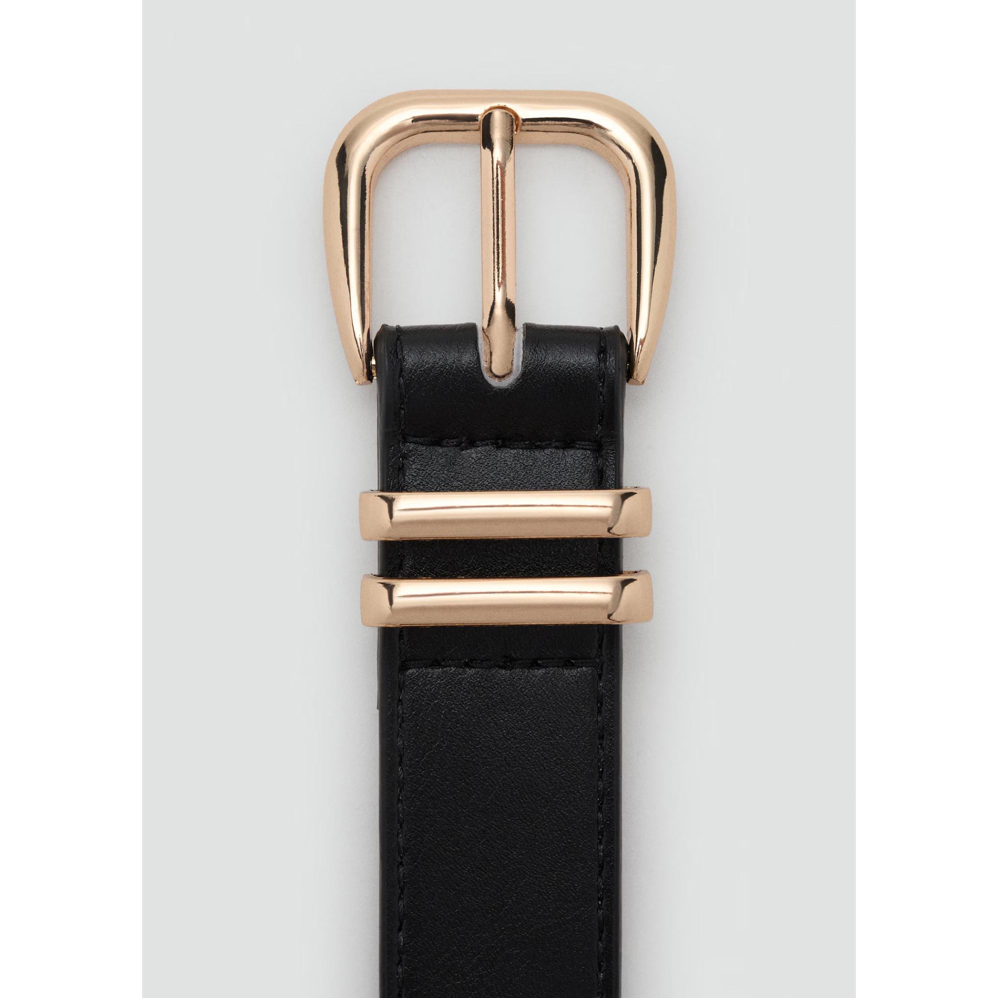 MANGO Bella Ceinture avec Boucle Métallique  