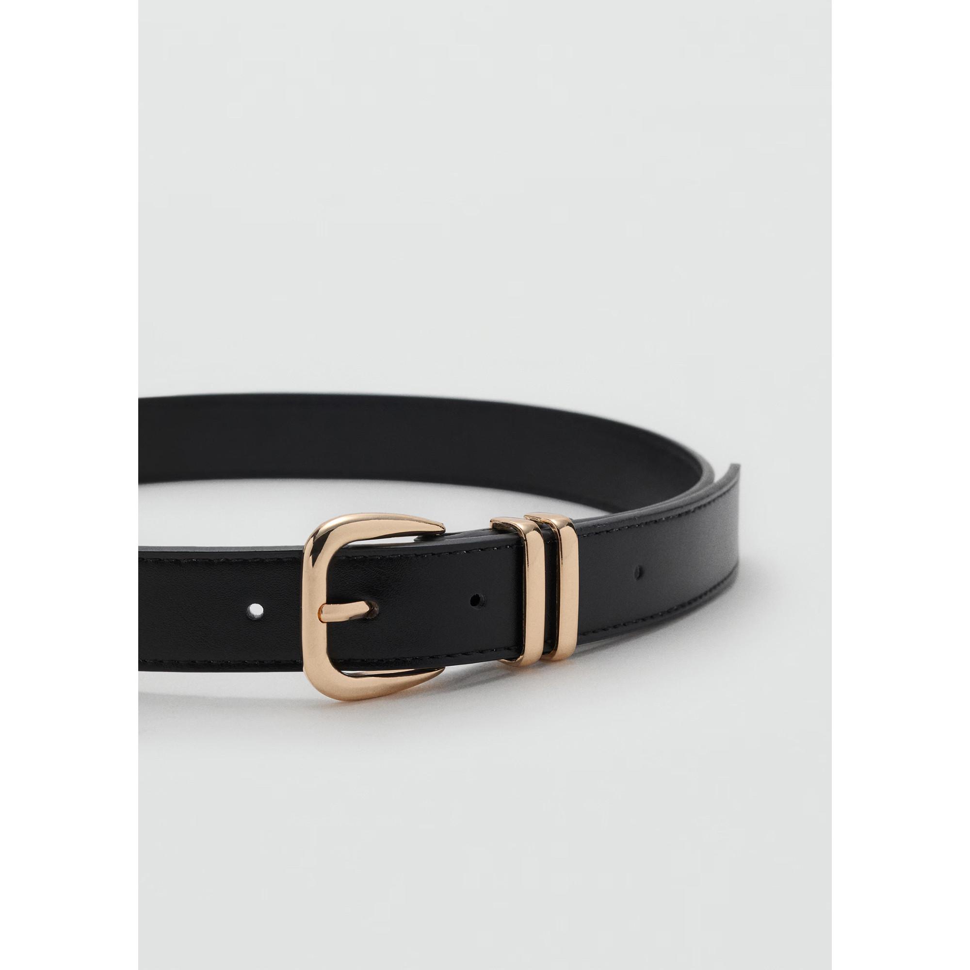 MANGO Bella Ceinture avec Boucle Métallique  