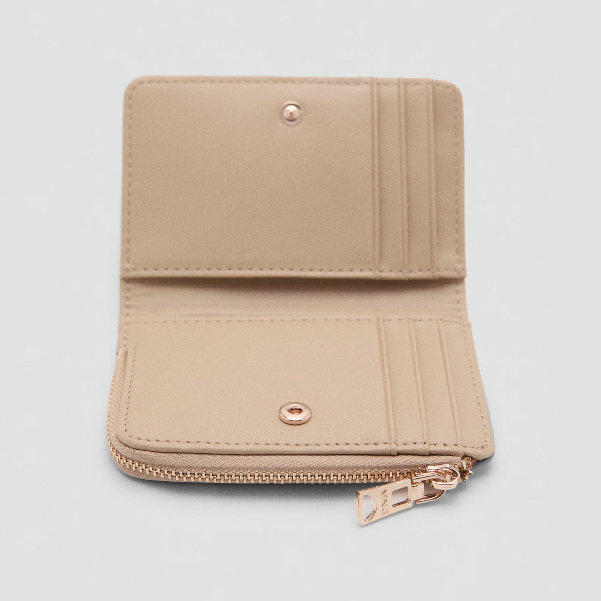 MANGO Martes2 Portefeuille Effet Saffiano  