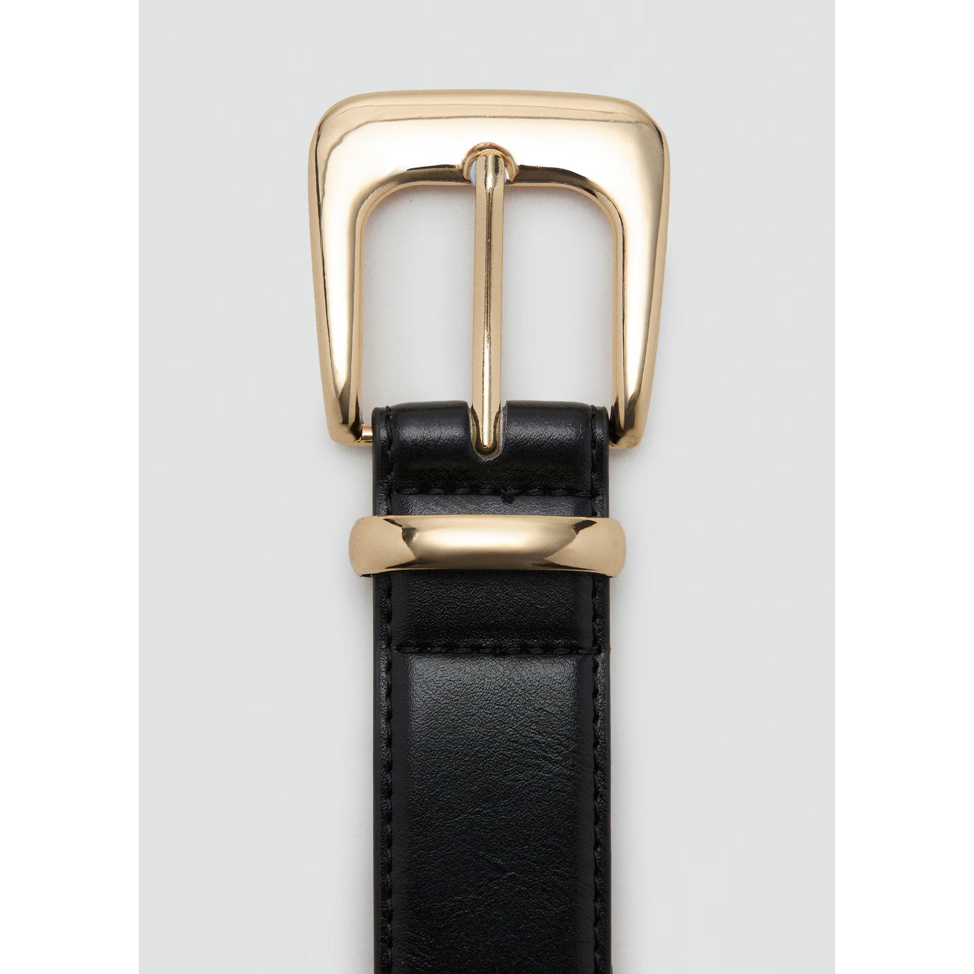 MANGO Apen Cintura con Fibbia in Metallo  