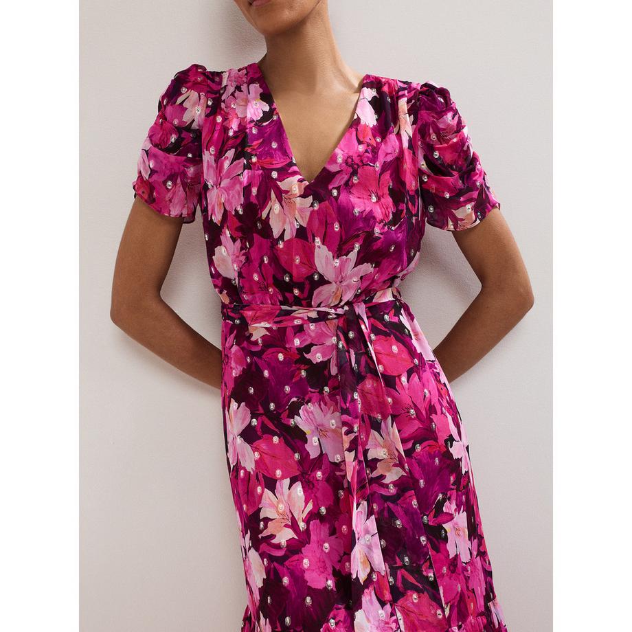 Phase Eight Abito Midi Stampa Floreale  