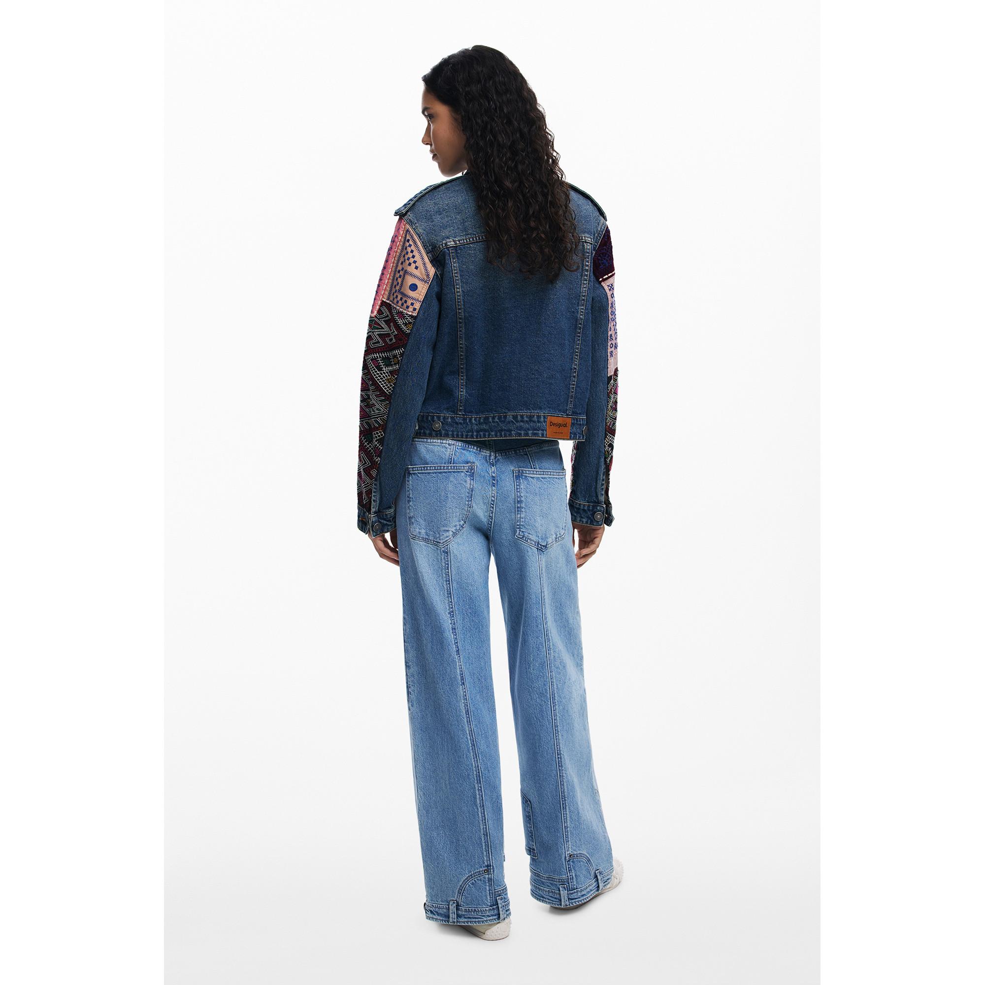 Desigual Veste Trucker en Denim  