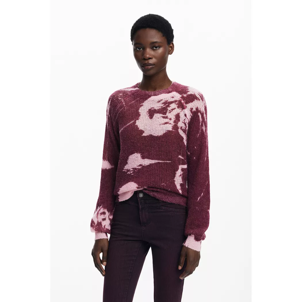 Desigual - Pullover, für Damen, Bordeaux, Größe XL