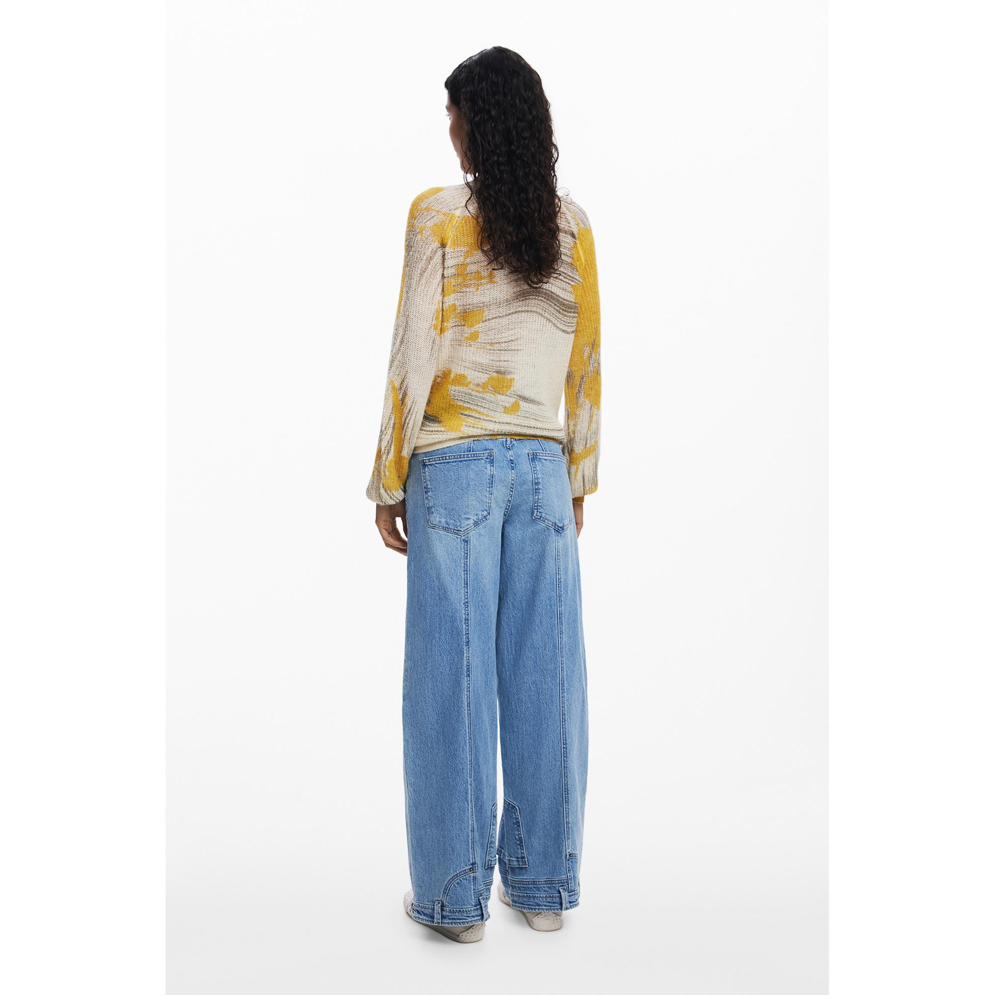 Desigual Arty Motif Regular Fit Pullover  