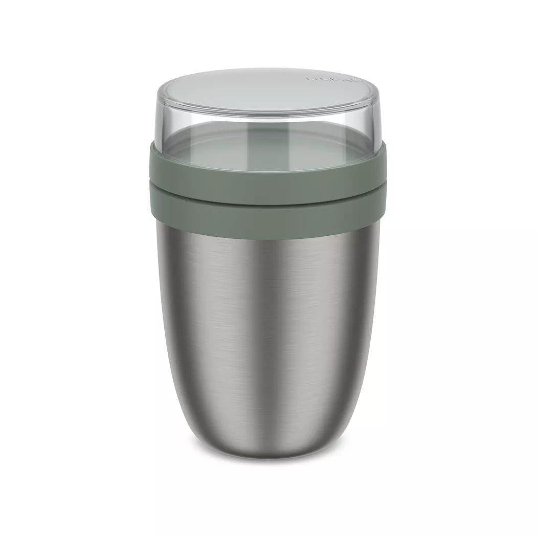 MEPAL Thermo-Lunchpot Ellipse 0,5/0,2l Edelstahl Nord Sage grün