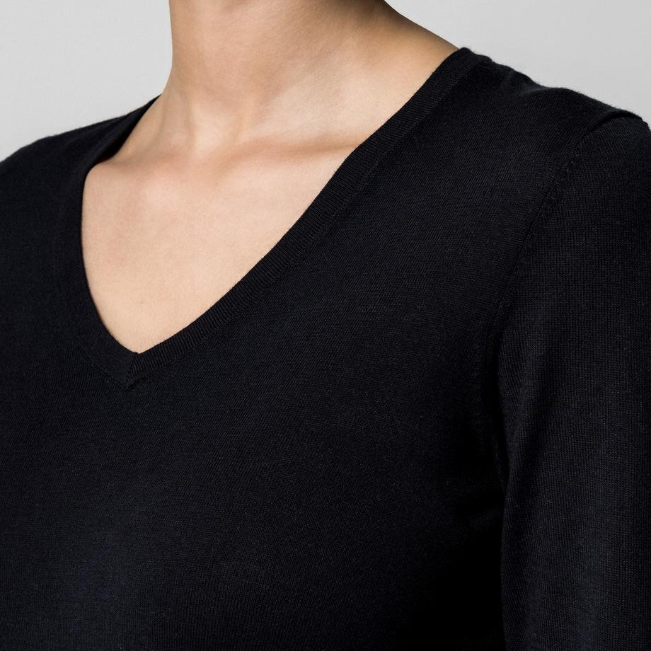 Manor Woman Pullover Col V  