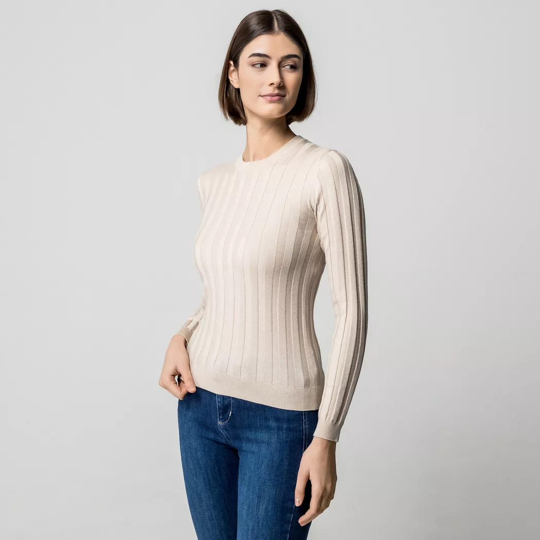 Manor Woman - Pullover, für Damen, Beige Größe S 2
