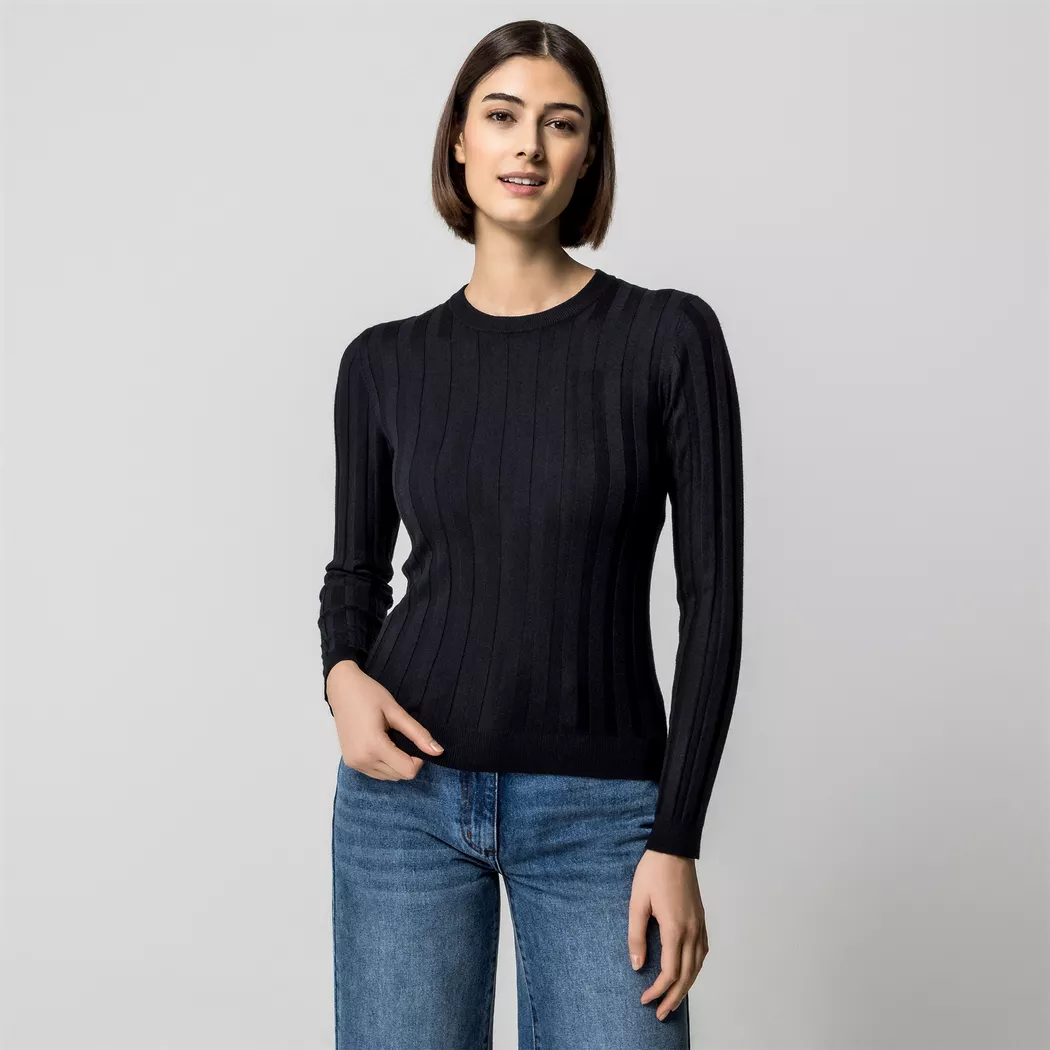 Manor Woman - Pullover, für Damen, Black, Größe XS 2
