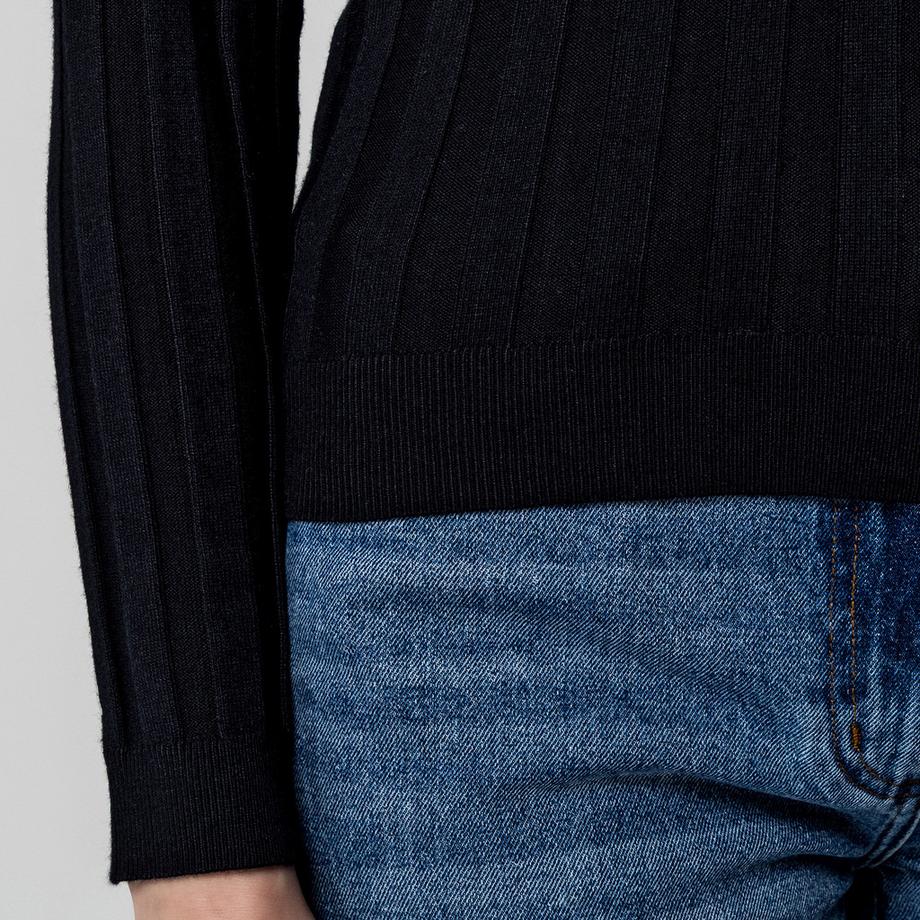 Manor Woman Maglione a costine Slim Fit  