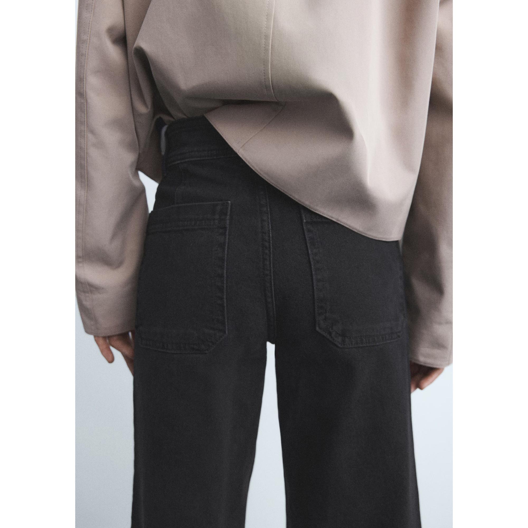 MANGO Catherin Relaxed Fit Wide Leg Jeans  