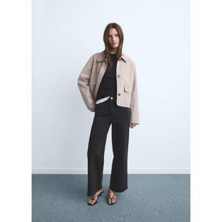 MANGO Catherin Relaxed Fit Wide Leg Jeans  