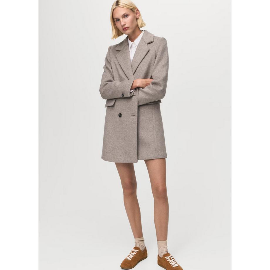 MANGO DALI Zweireiher Mantel  