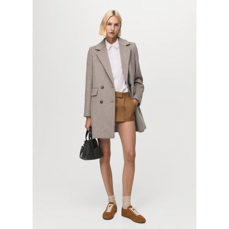 MANGO DALI Zweireiher Mantel  