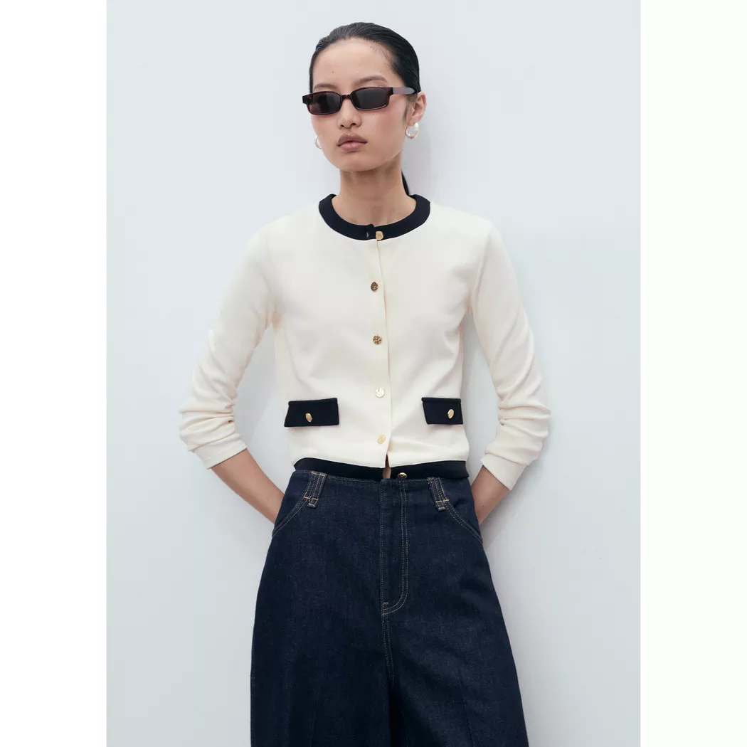 Mango - Cardigan, für Damen, Café, Größe XL
