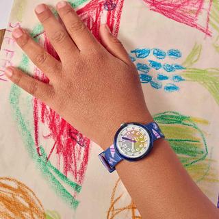 flik-flak RAINBOW CRAYONS Analoguhr 