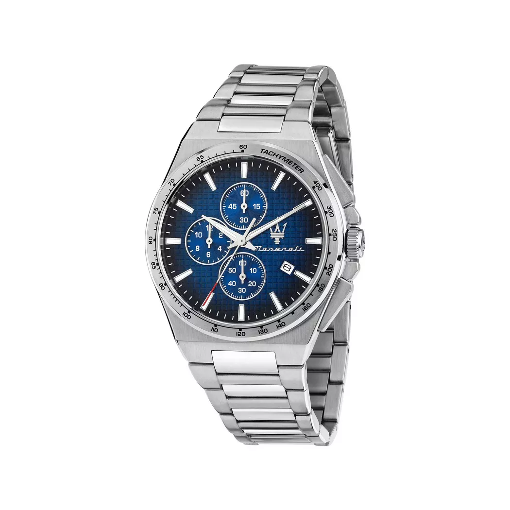 Maserati Velocità Slim Watch Silver/Black 41mm